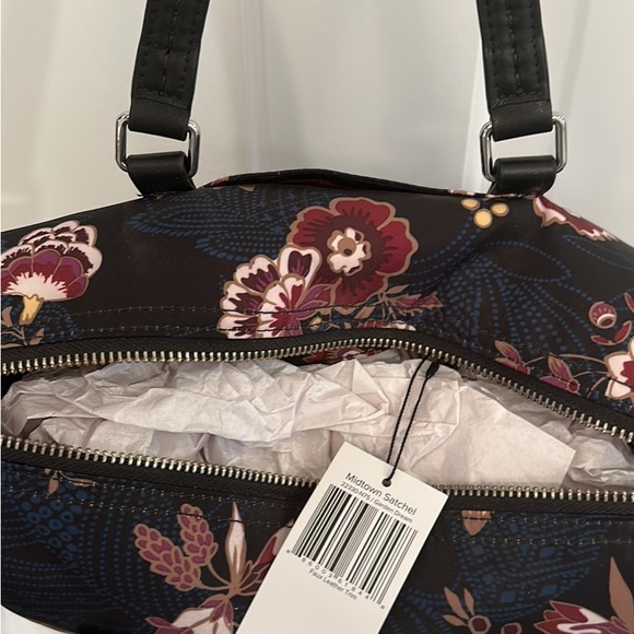 Vera Bradley Midtown Satchel Garden Dream new with tags - Picture 2 of 3